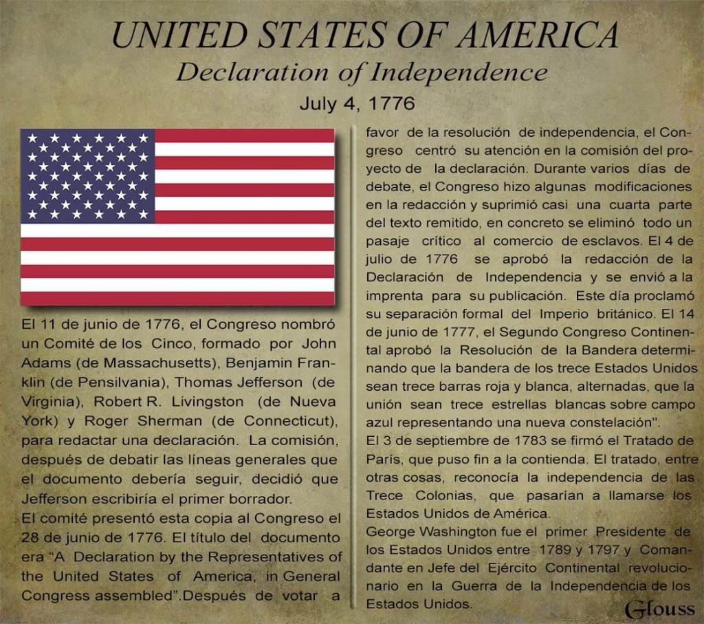 independencia de estados unidos